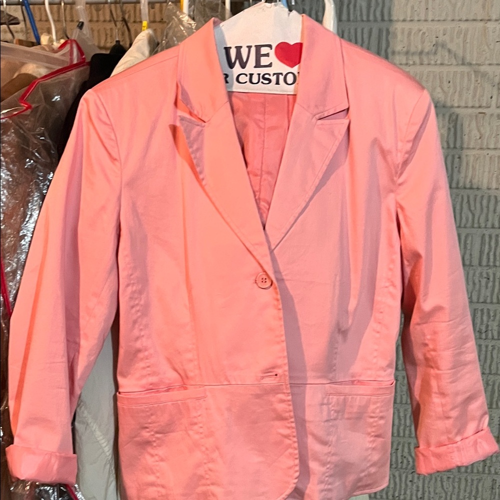 Coldwater Creek Coral Blazer